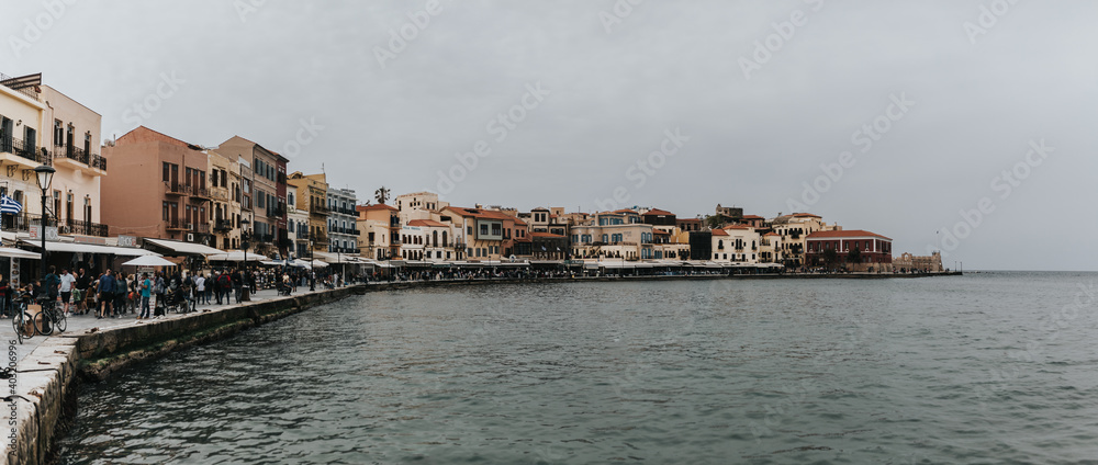 Panorama of Hanya, Crete.