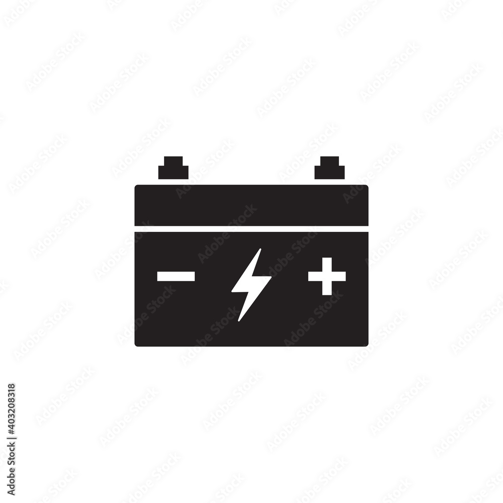 accumulator icon symbol sign vector accumulator icon symbol sign vector