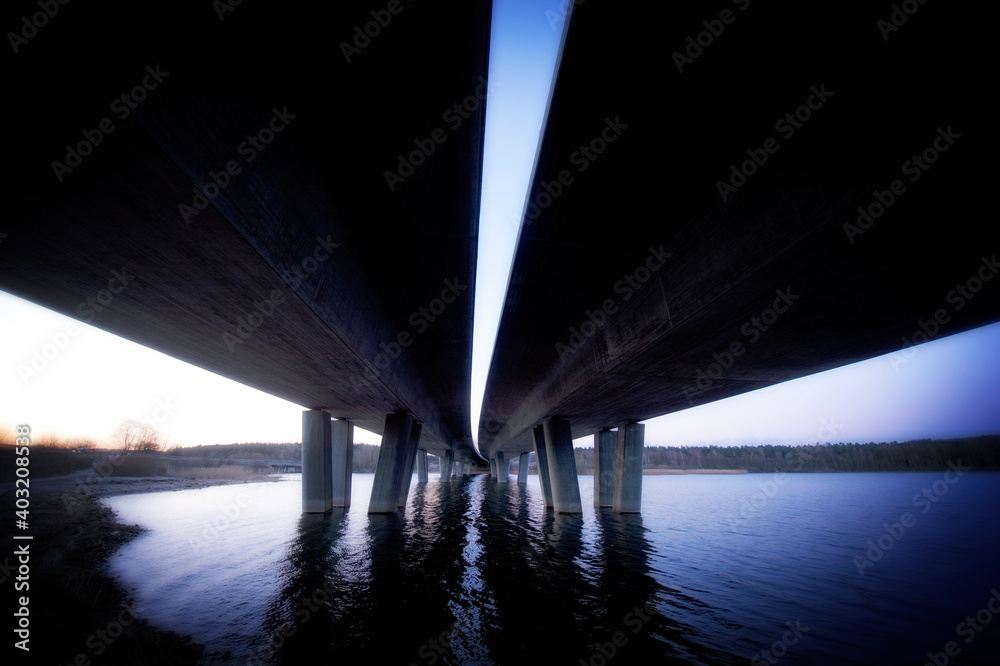 bridge over the river