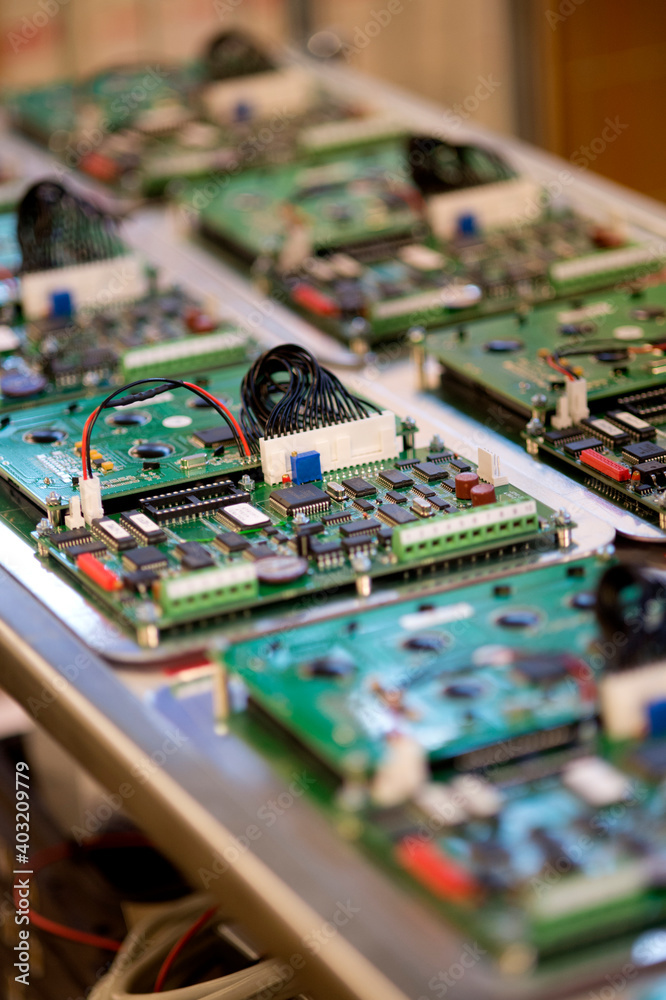 Obraz premium electronic circuit board