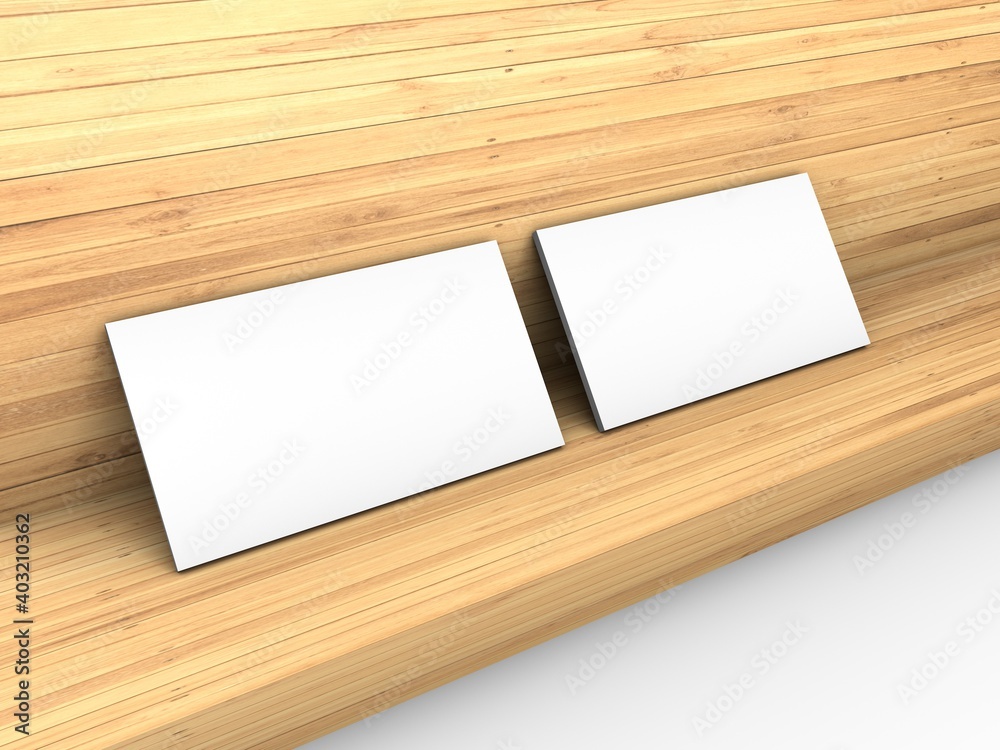 Stack of blank business cards mockup .3D illustration.Business card mock ups isolated Stack of blank business cards mockup .3D illustration.Business card mock ups isolated