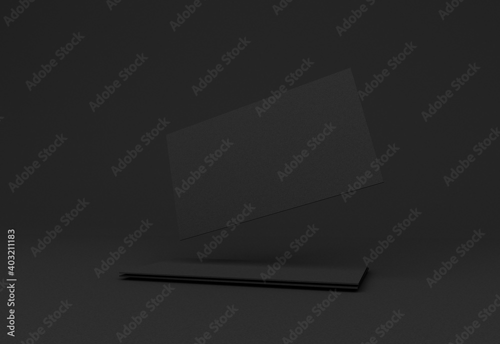 Stack of blank business cards mockup .3D illustration.Business card mock ups isolated Stack of blank business cards mockup .3D illustration.Business card mock ups isolated