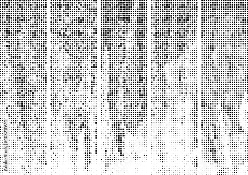 Abstract bars with small black squares, technological background