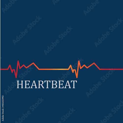 Heart beat monitor pulse line art vector icon, Ecg heartbeat. cardiology symbol. logo for cardiologist. Medical icon