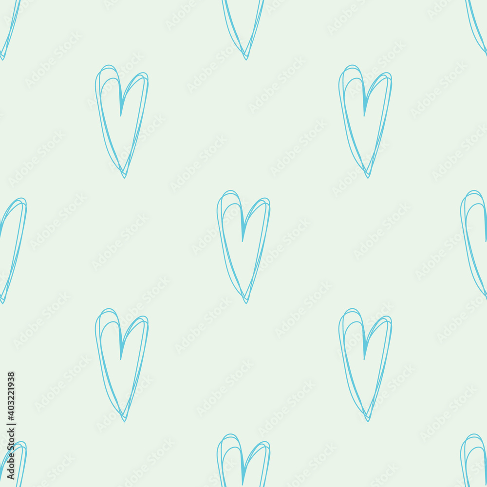 vector seamless pattern with hearts vector seamless pattern with hearts
