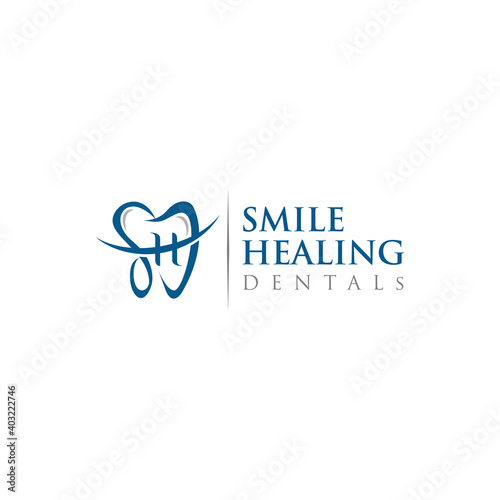 Dental Clinic, Dental Tooth, Dentist Logo Design Vector Template Sign Symbol Creative illustration, shd initials, Dentist Clinic Business idea