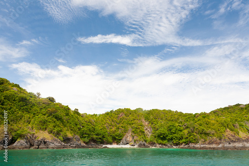 Tropical island in the sea in Thailand © Kashper