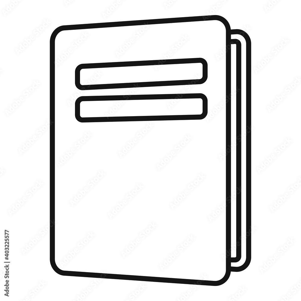 Sociology school book icon. Outline sociology school book vector icon for web design isolated on white background Sociology school book icon. Outline sociology school book vector icon for web design isolated on white background