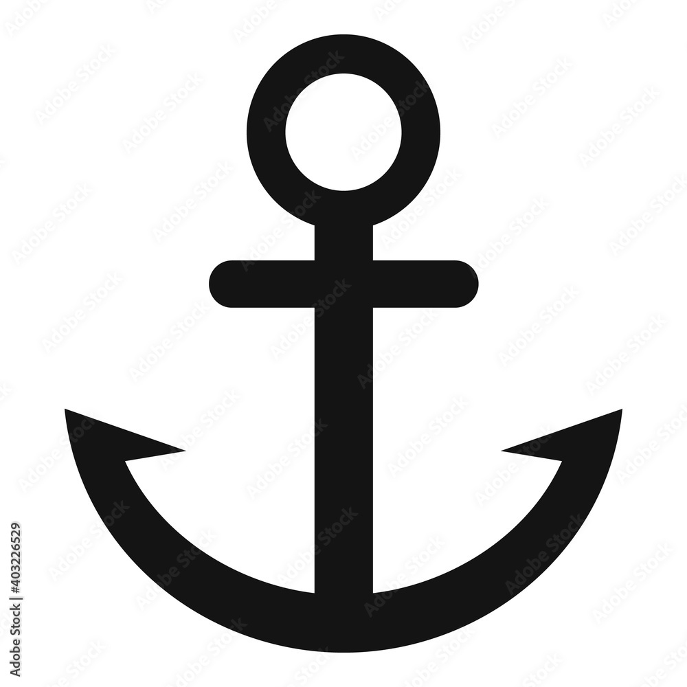Anchor links strategy icon. Simple illustration of anchor links strategy vector icon for web design isolated on white background Anchor links strategy icon. Simple illustration of anchor links strategy vector icon for web design isolated on white background