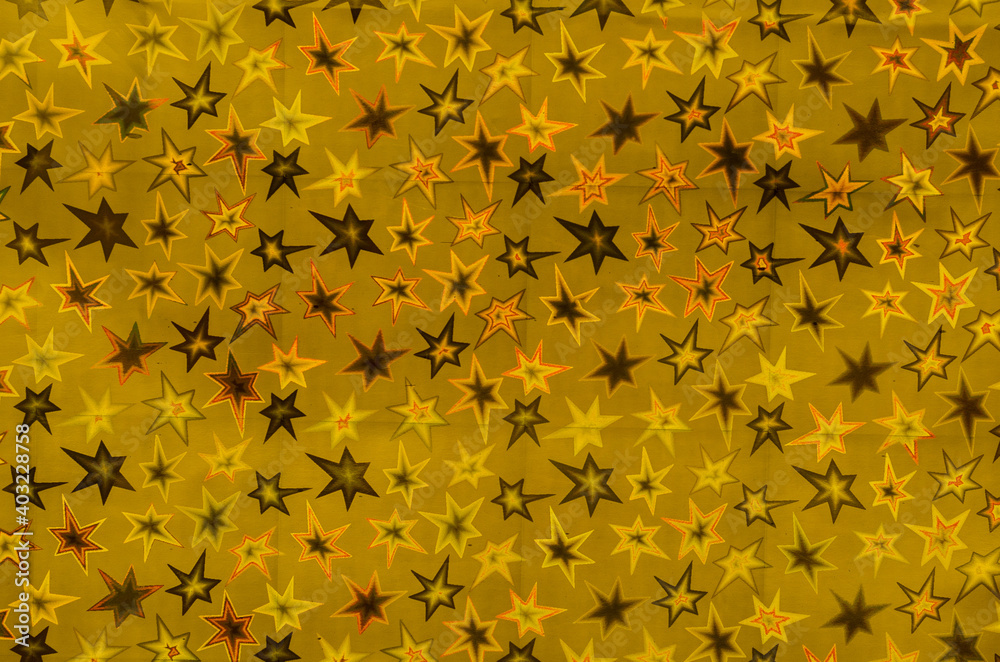 abstract yellow background with stars