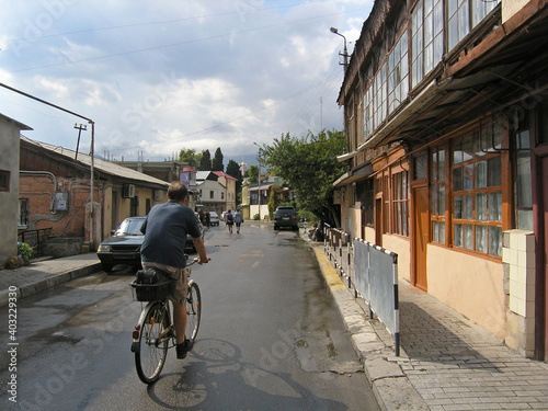 Old street Drazhinsky in Yalta in Crimea