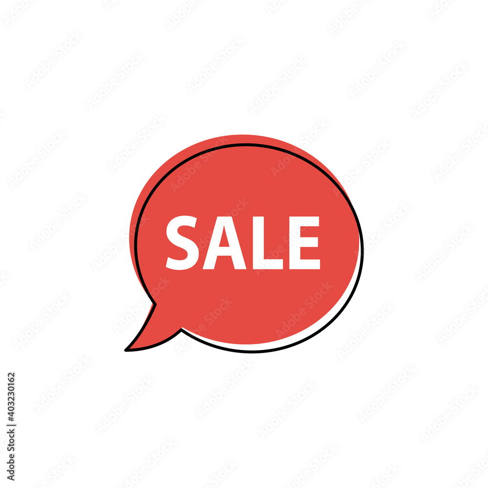 sale icon - vector Illustration Chat symbol sale icon - vector Illustration Chat symbol