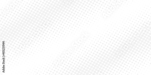 White Background with gray dots. Halftone patterns. Retro pattern. Vector illustration