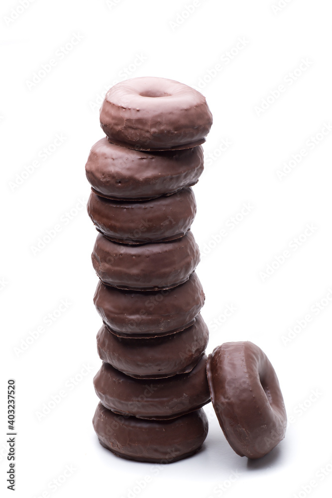 chocolate donut tower
