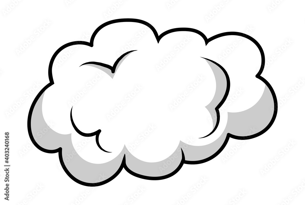 Cloud icon Drawing stock illustration Cloud icon Drawing stock illustration