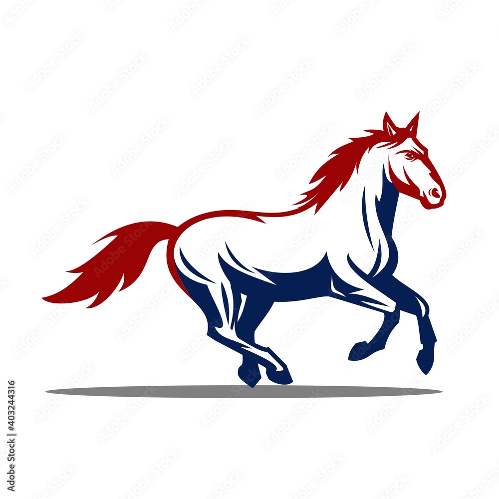 Obraz premium horse logo
