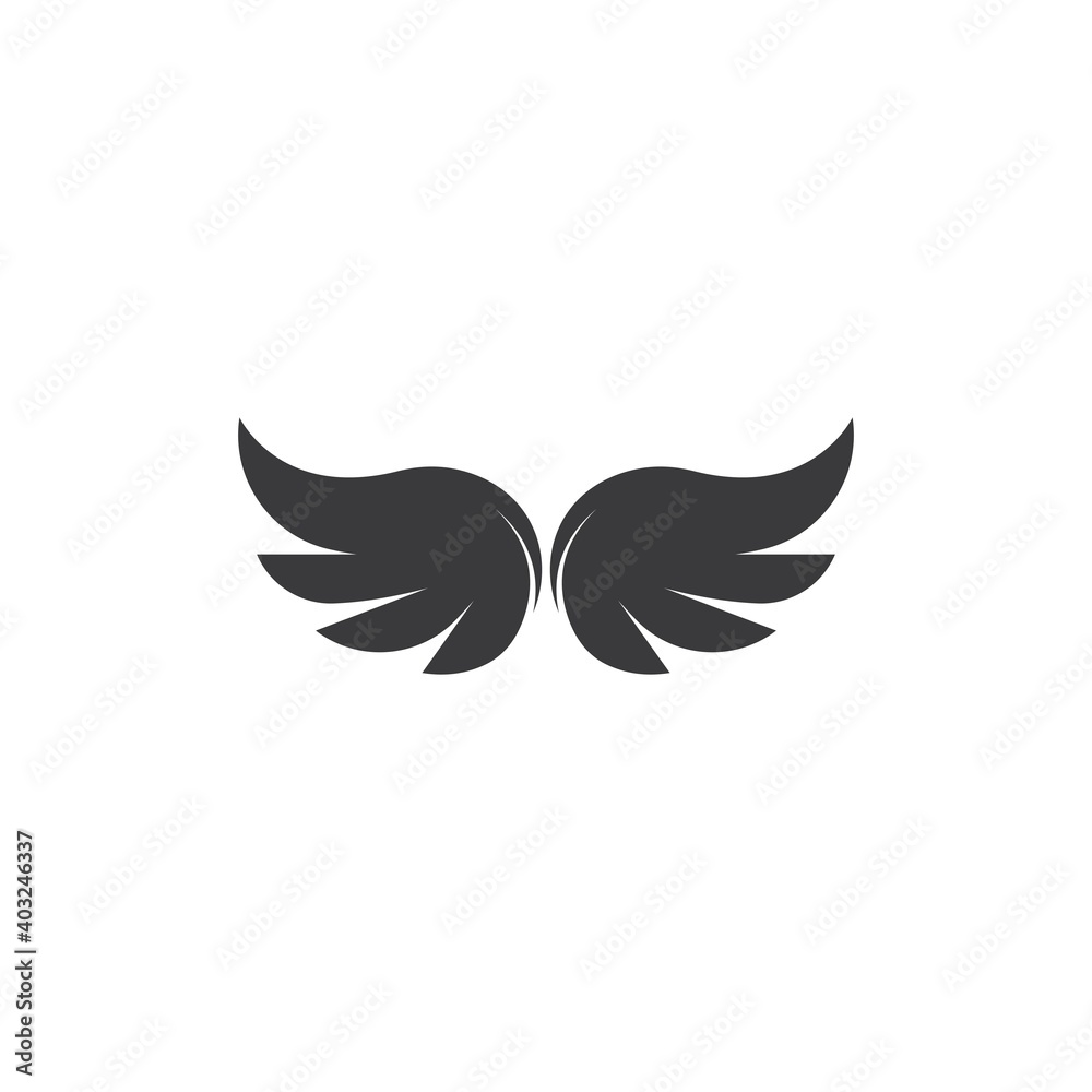 wings  symbol icon vector illustration design