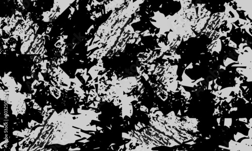 Grunge texture white and black. Sketch abstract to Create Distressed Effect. Overlay Distress grain monochrome design. Stylish modern background for different print products. Vector illustration	