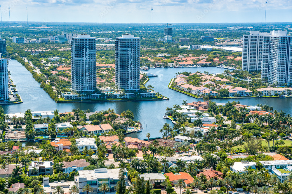 Naklejka premium South Florida Aerials