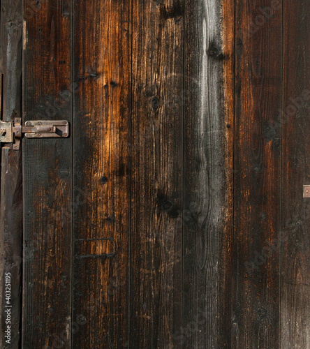 old wooden door
