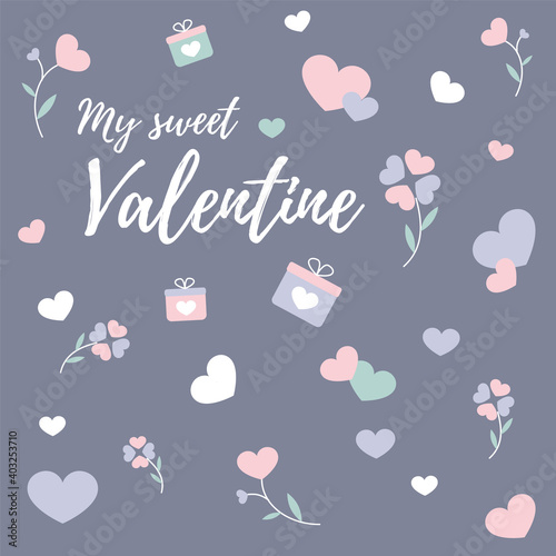Cute card My sweet Valentine (ID: 403253710)