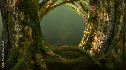 Canvas-taulu Forest gates