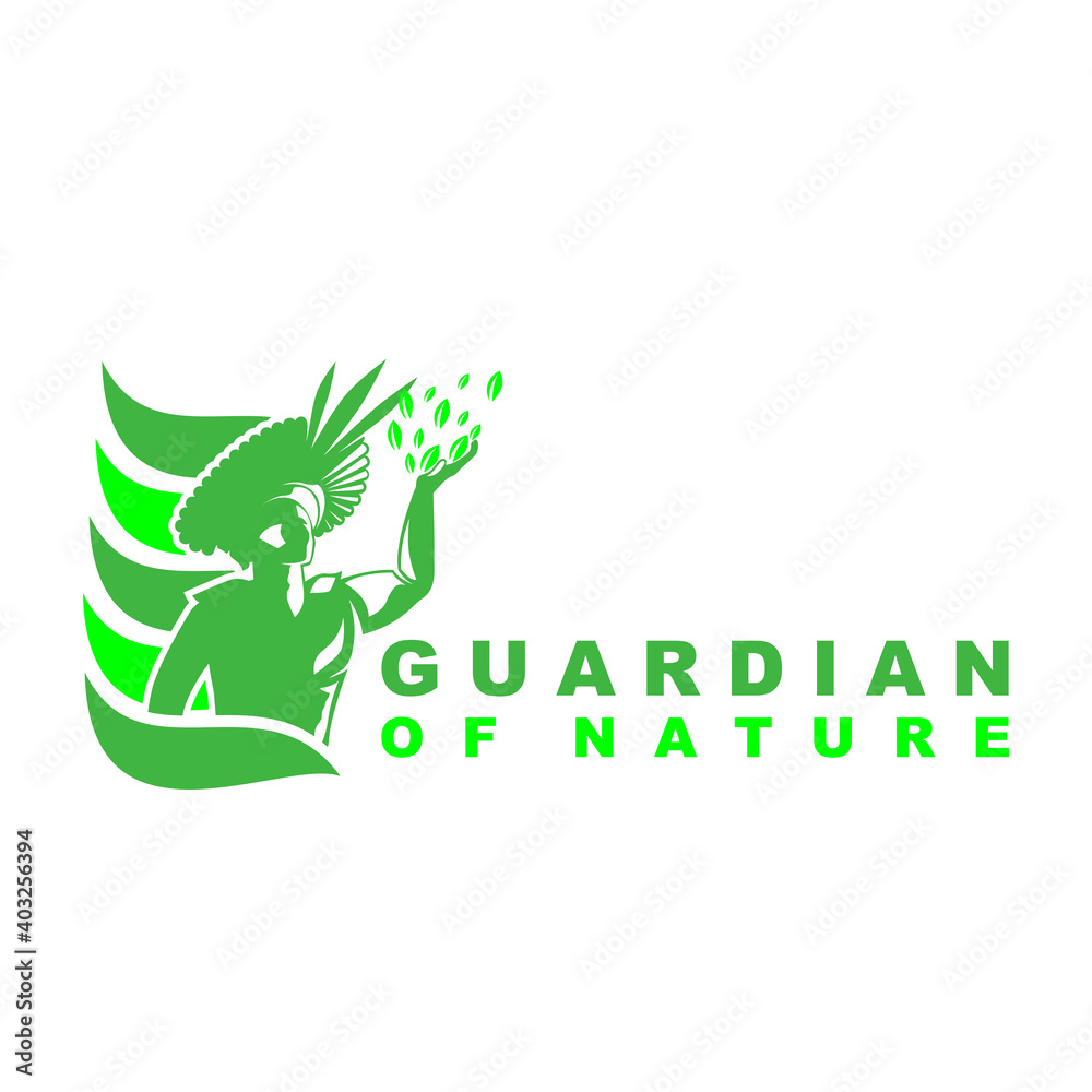 Guardian Of Nature Logo Design Vector Guardian Of Nature Logo Design Vector