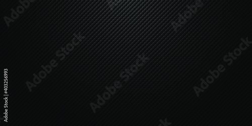 Dark black Geometric grid background Carbon fiber Modern dark abstract vector texture with dark edges