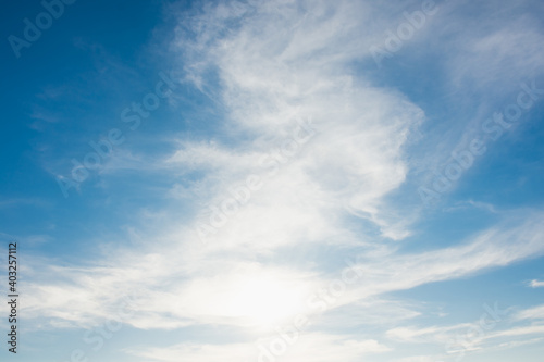 blue sky with clouds