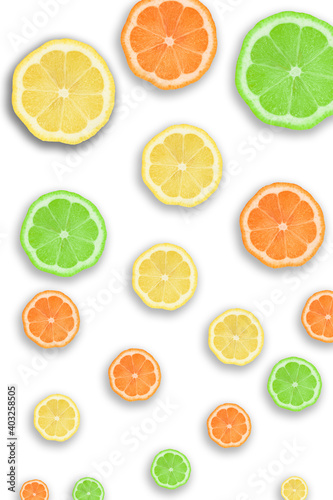 frutta arance limoni lime sfondo arte patten 