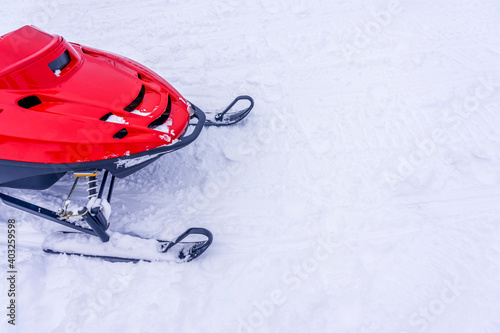 Принти на полотні Snowmobile