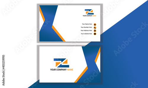 Business Card design template{Modern Business card design.}