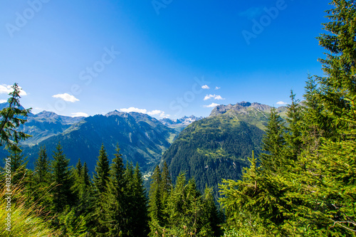 landscape in the summer (Vorarlberg/Tyrol, Austria)