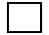 Square icon,vector illustration. Flat design style. vector square icon illustration isolated on White background, square icon Eps10. square icons graphic design vector symbols.