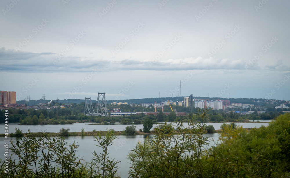 view of the city