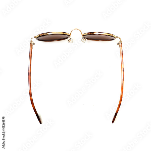 Sunglasses isolated on white background for applying on a portrait