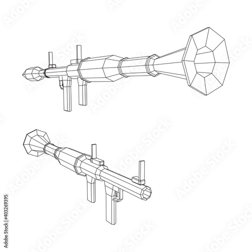 Anti-tank rocket propelled grenade launcher - RPG 7