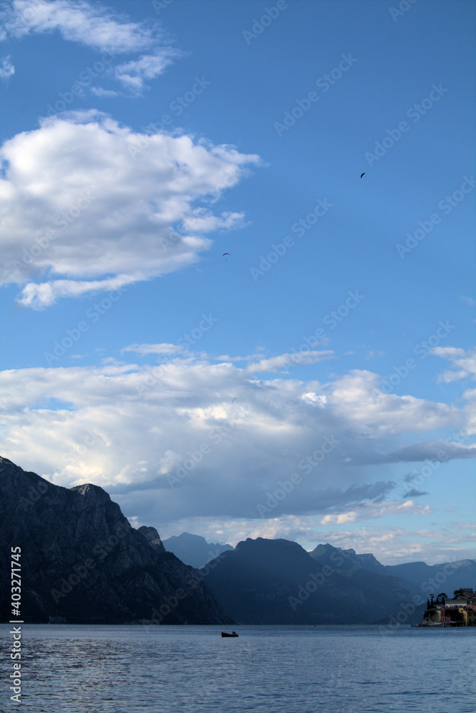 lake and mountains,clouds, blue, landscape,sky, water,panorama,