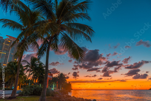 Sunrise over Miami