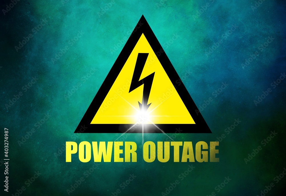 Obraz premium Power outage