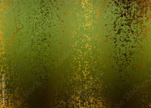 Golden abstract  decorative paper texture  background  for  artwork  - Illustration
