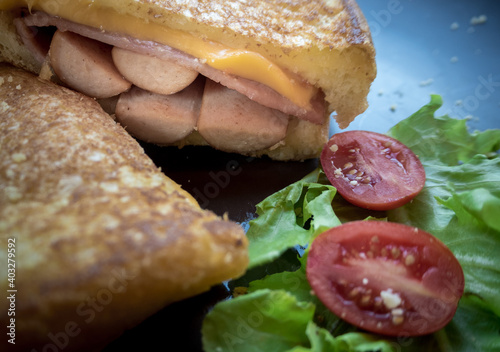 Sausage sandwich.