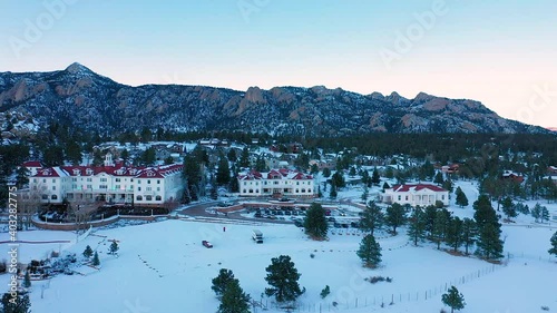 4K Estes Park Colorado Rocky Mountain National Park The Stanley Hotel Drone