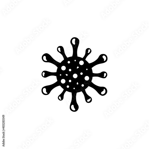 Corona virus covid-19 icon vector illustration