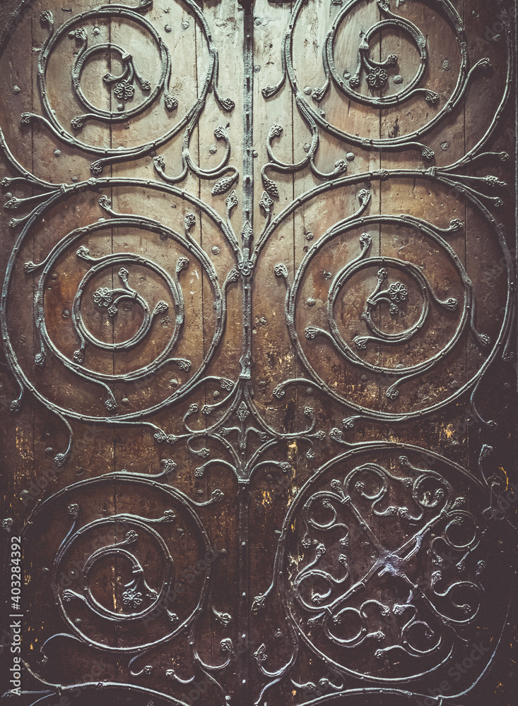 York Minster - Ornate Door Metal Scrollwork