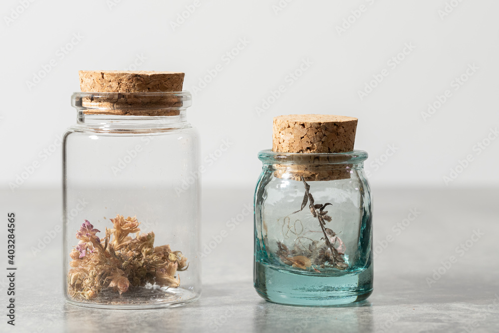 Dried herbs flasks Dried herbs flasks