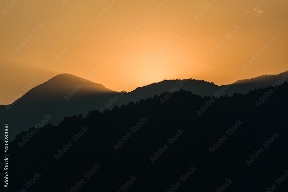 sunrise in the mountains sunrise in the mountains