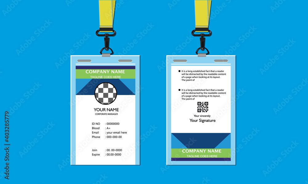 Business Corporatate
Id Card design template Business Corporatate
Id Card design template