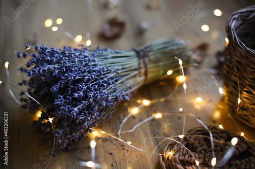 dried lavender bouquet