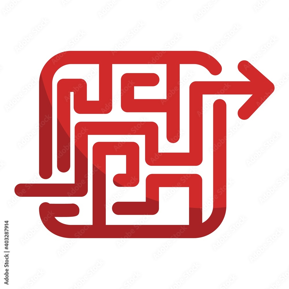 Complete problem solving icon. Cartoon of complete problem solving vector icon for web design isolated on white background Complete problem solving icon. Cartoon of complete problem solving vector icon for web design isolated on white background